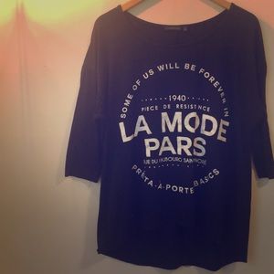 Black and White Fashion Graphic Tee